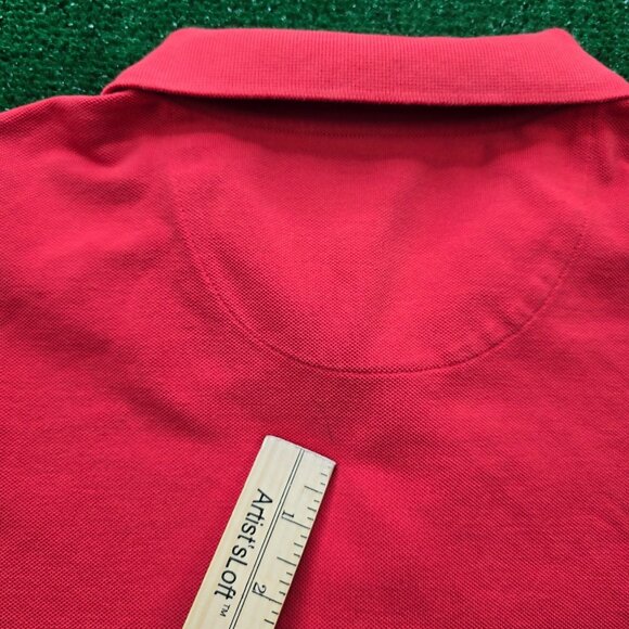 Untuckit Polo Shirt Mens 2XL‎ Red Short Sleeve Golf Preppy Summer Casual Cotton - Picture 8 of 8
